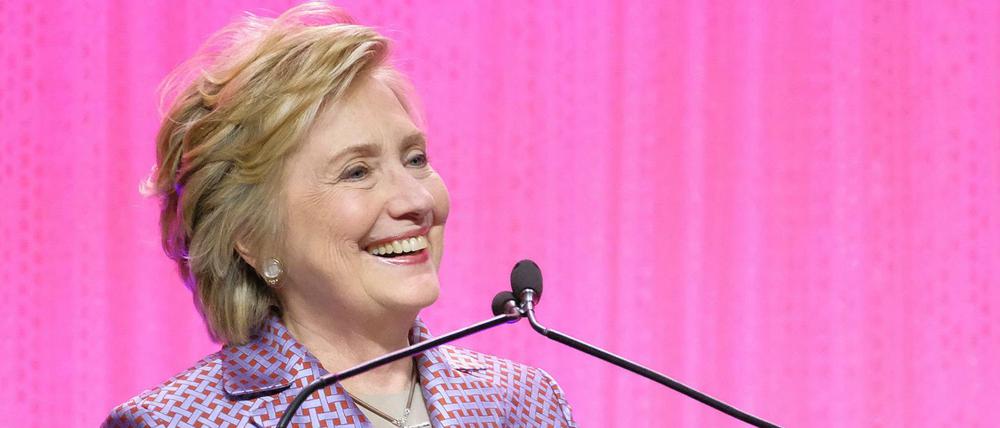 Wieder da: Die ehemalige US-Außenministerin und Präsidentschaftskandidatin Hillary Clinton