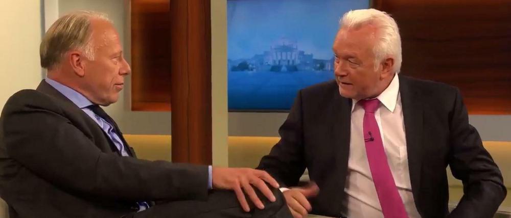 Jürgen Trittin (links) und Wolfgang Kubicki brillierten auf ihre Weise.