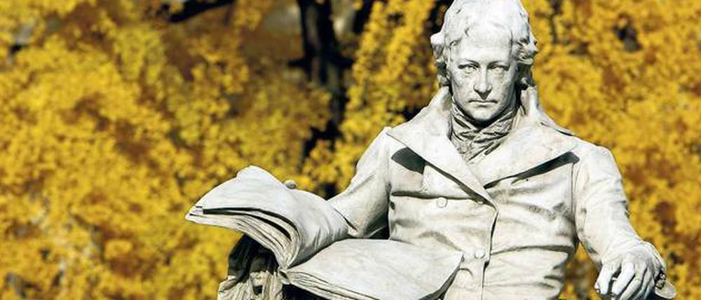 Überlebensgroß. Wilhelm von Humboldt, wie ihn der Bildhauer Martin Paul Otto 1883 sah.