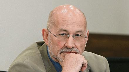 Horst Mahler im Landgericht in Potsdam (Archivbild vom 08.10.2008)