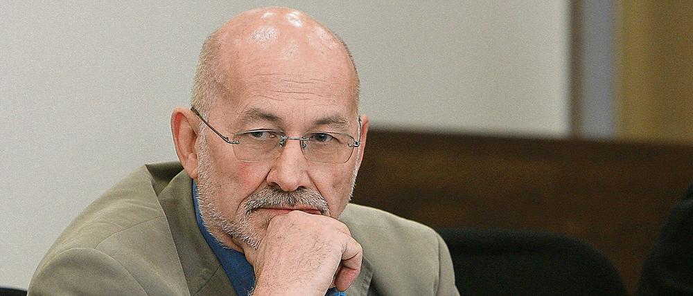 Horst Mahler im Landgericht in Potsdam (Archivbild vom 08.10.2008)