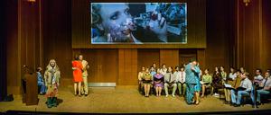 DDR auf der Bühne. Szene aus der Leipziger Inszenierung von "89/90".