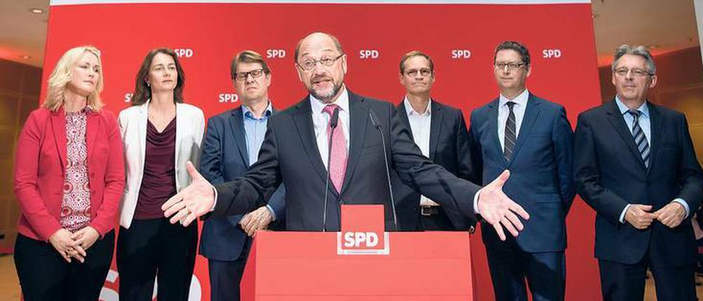 Die Berliner SPD von Landeschef Michael Müller würde Rot-Rot-Grün gern zum Modell für den Bund machen.