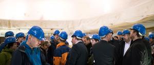Die Baustelle der Staatsoper in Berlin.