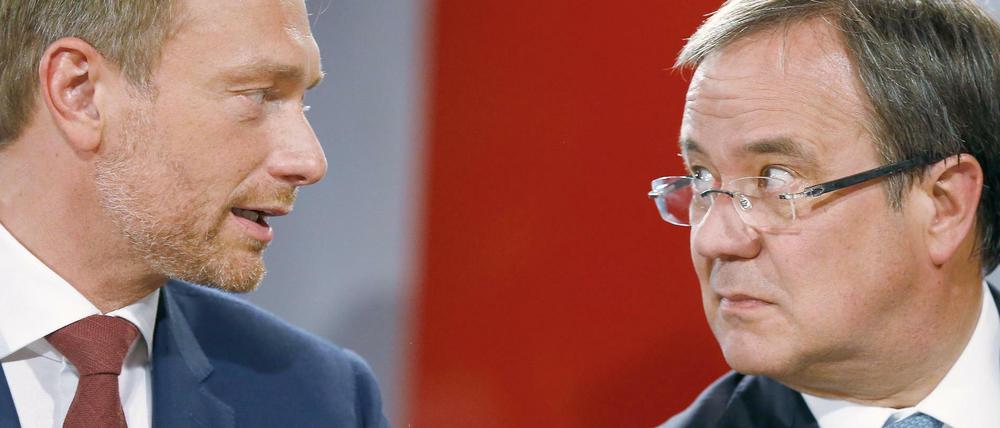 Christian Lindner und Armin Laschet.