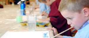 Eine Vorschulklasse aus Berlin-Zehlendorf. Geht es nach der FDP, sollen alle Kinder in solche Einrichtungen. 