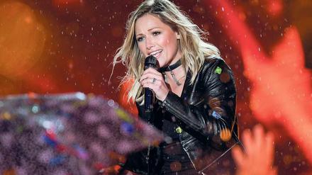 Lederfrau für jedermann. Helene Fischer, 32, singt auf der Hamburger Reeperbahn.