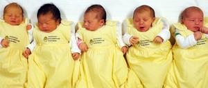Durchschnittlich 1,5 Kindern je Frau weit die Geburtenziffer für das Jahr 2015 aus.