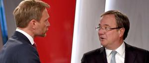 Versuchen sie's miteinander? Der designierte NRW-Ministerpräsident Armin Laschet (CDU) und FDP-Chef Christian Lindner.