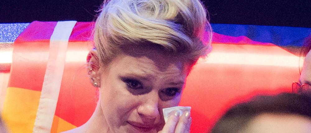 Vorletzte. Levina aus Deutschland ist bestürzt über ihr Ergebnis beim 62. Eurovision Song Contest. 
