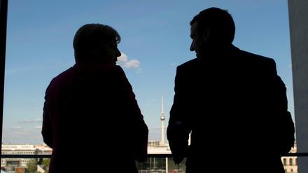 Das Anfang einer Freundschaft? Angela Merkel und Emmanuel Macron in Berlin.