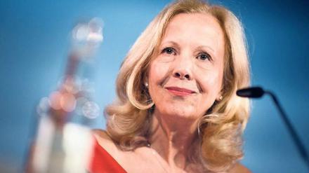 Chefpilotin. Catherine von Fürstenberg-Dussmann stellte am Donnerstag im Dussmann-Kulturkaufhaus die Bilanz vor. 