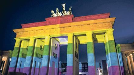 Das Brandenburger Tor.