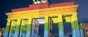 Das Brandenburger Tor.