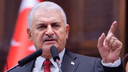 Der türkische Ministerpräsident Binali Yildirim fordert ein Solidaritätsbekenntnis Deutschlands.