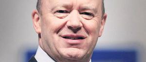 Zukunft im Blick. Weil Chef Cryan das Deutsche in der Deutschen Bank betonen will, hat er den Konzernsparten deutsche statt englische Namen gegeben.