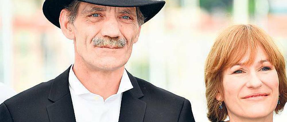 Regisseurin Grisebach mit „Western“-Schauspieler Meinhard Neumann.