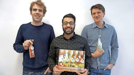 Die Kukki-Gründer: Josef Klemm, Saef Hamed und Patrick Rexin (v.l.)