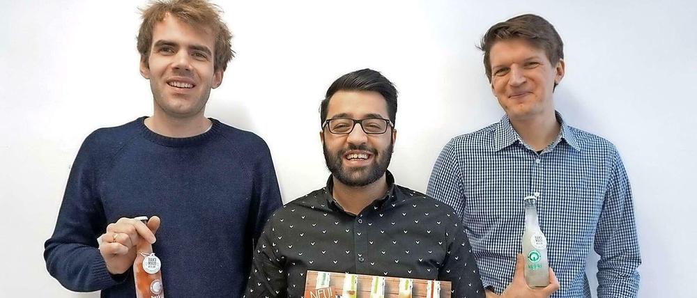 Die Kukki-Gründer: Josef Klemm, Saef Hamed und Patrick Rexin (v.l.)