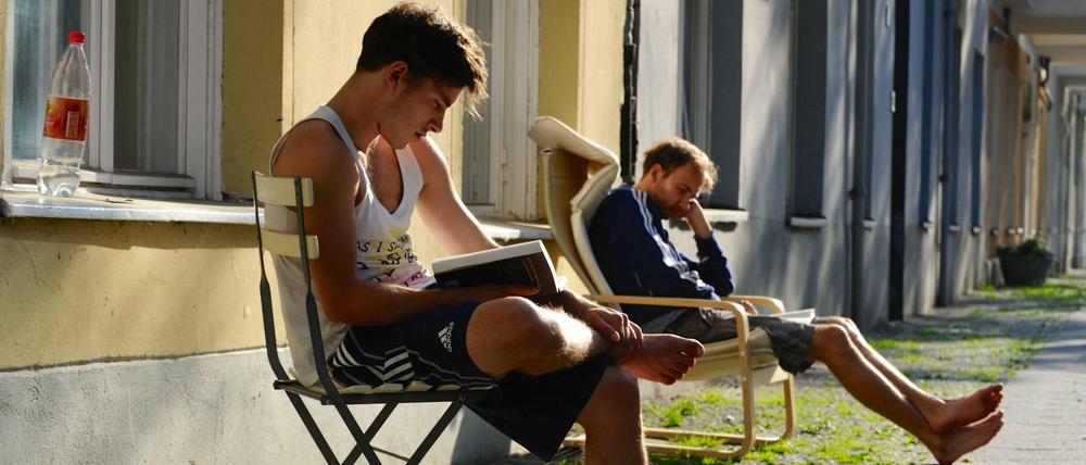 Lesen kann man überall.