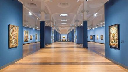 Schub nach vorn. Endlich tut sich was in der Gemäldegalerie. Die Wandelhalle war schon in den vergangene Jahren für Sonderausstellungen genutzt worden.