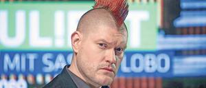 Unverwechselbare Frisur: Der Blogger Sascha Lobo im TV-Einsatz. 