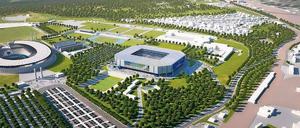 Favorit der Fans. Ein Stadion-Neubau neben dem Olympiastadion. 