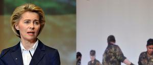 Ursula von der Leyen (CDU) trat beim Parlamentarischen Abend des Reservistenverbandes auf. 