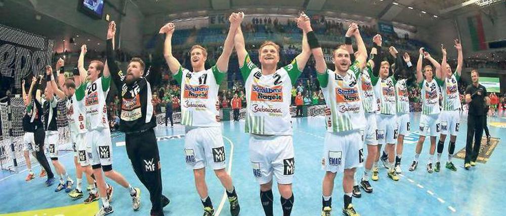 Feiern sie wieder? Vorjahressieger Frisch Auf Göppingen ist auch in diesem Jahr wieder im Final Four vertreten - als Gastgeber.