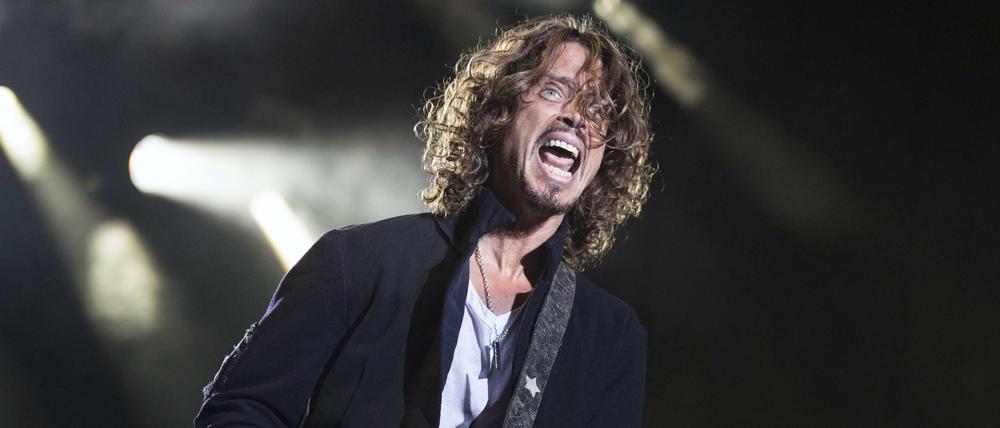 Cornell im April 2014 bei einem Konzert seiner Band Soundgarden. Er galt als einer der Mitbegründer der Grunge-Bewegung in den 90ern.