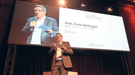 Farewell. Erwin Böttinger – hier beim Future-Medicine-Kongress des Tagesspiegels 2016 – soll sich auf eine Professur für Digital Health in Potsdam beworben haben. 