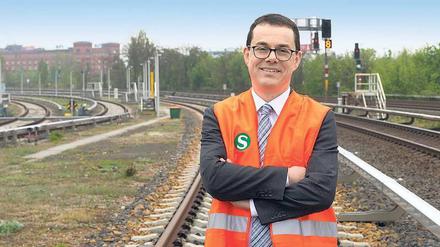 Berlins oberster Weichensteller Peter Buchner kämpft für mehr Pünktlichkeit bei der S-Bahn.