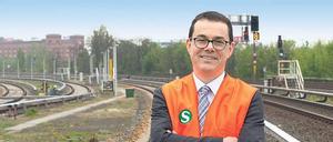 Berlins oberster Weichensteller Peter Buchner kämpft für mehr Pünktlichkeit bei der S-Bahn.