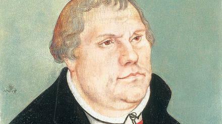 Luther, gereift. Dieses Porträt malte Lucas Cranach d. Ä. um 1541 herum, etwa fünf Jahre vor dem Tod des Reformators. 