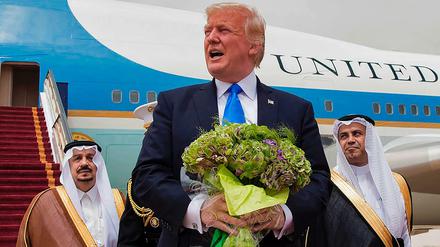 Auf Reisen: US-Präsident Trump in Riad 