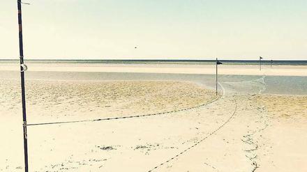 Am Strand von Fanø.