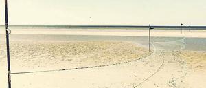 Am Strand von Fanø.