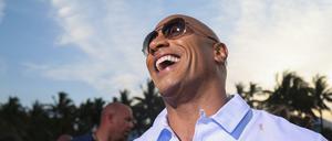 Bald auch in Berlin: Dwayne «The Rock» Johnson bei der Beach Party der US-Premiere des Films "Baywatch" in Miami. 