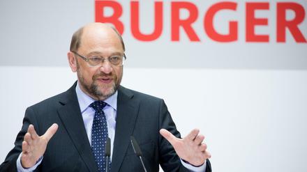 Der SPD-Chef Marin Schulz. 