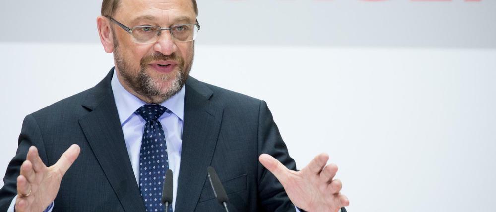 Der SPD-Chef Marin Schulz. 