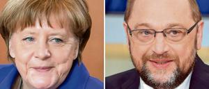 Bisher planen ARD, ZDF, RTL und Sat1 nur ein TV-Duell zwischen Kanzlerin Angela Merkel (CDU) und Herausforderer Martin Schulz am 3. September.