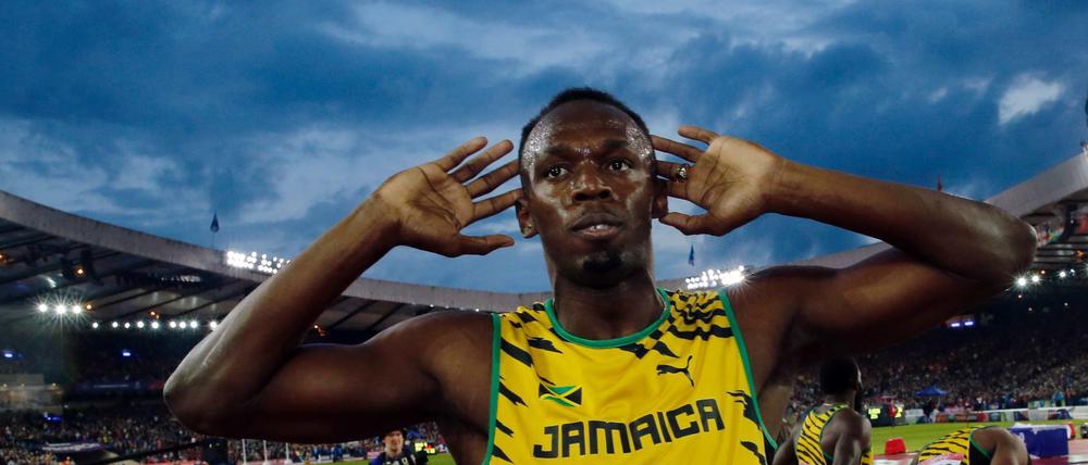Usain Bolt kann die Umbaupläne für das Berliner Olympiastadion nicht nachvollziehen.