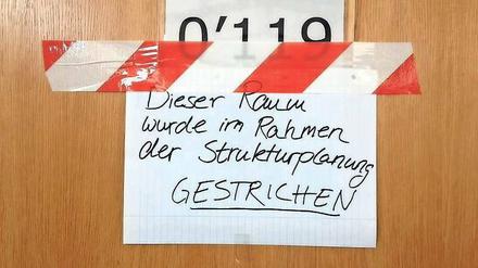 Unmut. HU-Präsidentin Sabine Kunst kann ihr Sparziel noch nicht erreichen.
