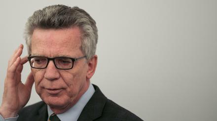 Bundesinnenminister Thomas de Maizière (CDU)