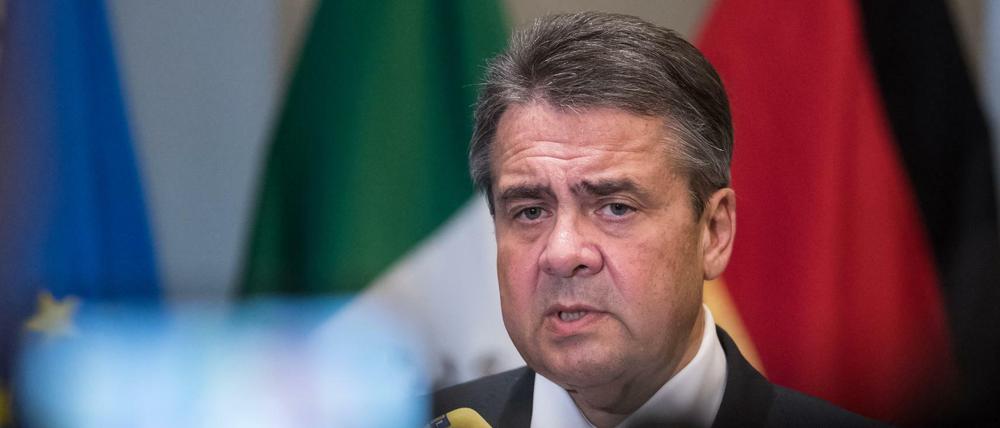 Außenminister Sigmar Gabriel (SPD) 