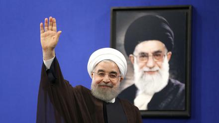 Das Lächeln des Siegers. Hassan Ruhani hat nach der Wahl großen Rückhalt im Volk.