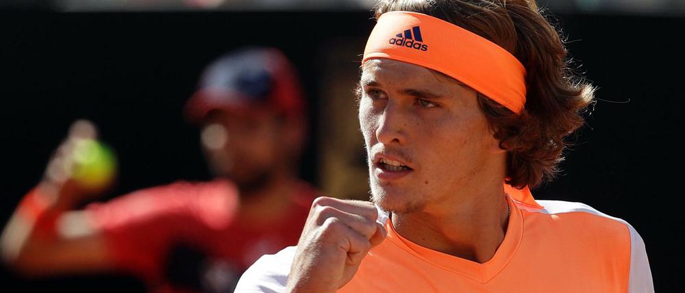 Alexander Zverev jubelt fast schon wie Boris Becker.