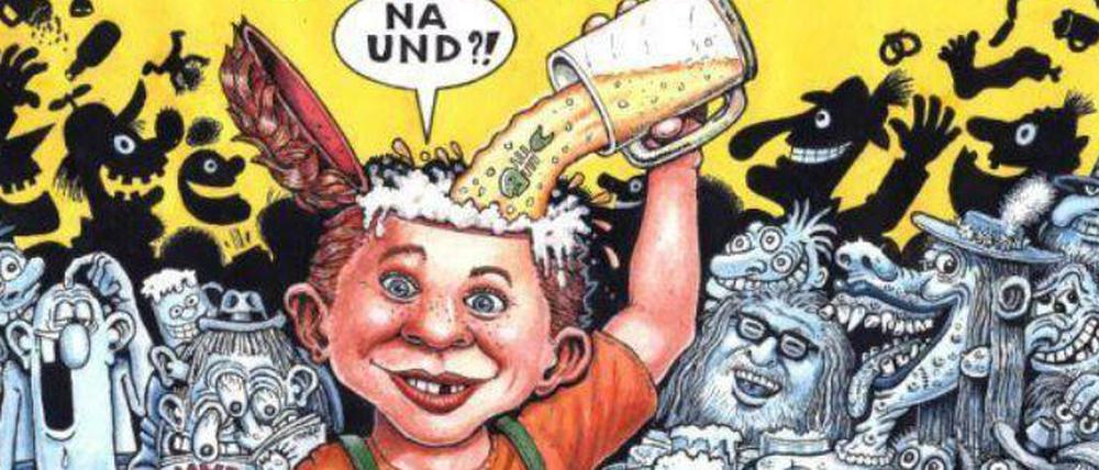 Mut zur Lücke: Das Plakat zur Münchener MAD-Jubiläumsausstellung schuf Tom Bunk.