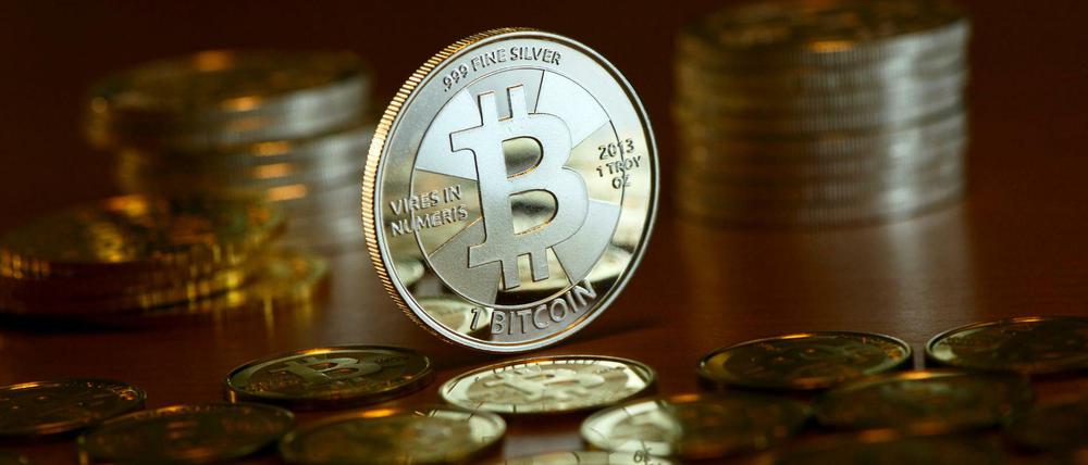 Der Kurs der Bitcoins ist zuletzt stark gestiegen.