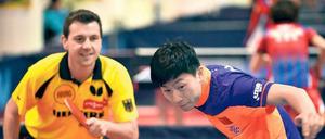 Timo Boll und Ma Long haben inzwischen viel gemeinsame Spielpraxis und sind sich sehr ähnlich.